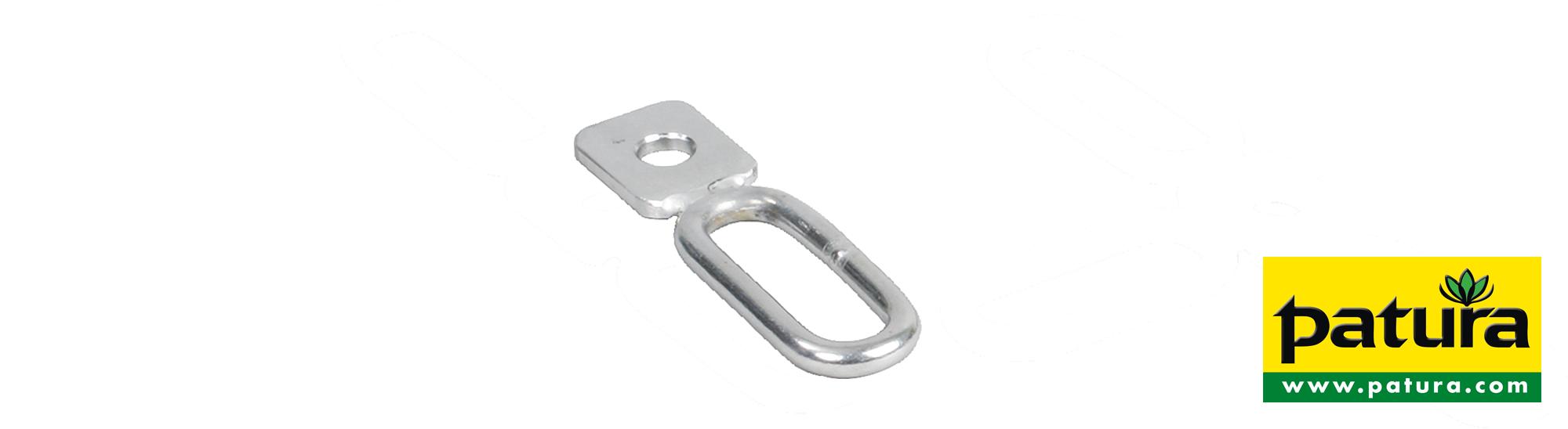 Einhängelaschen 1-fach, für T-Pfosten Isolatoren mit Stift (3 Stück / Pack)