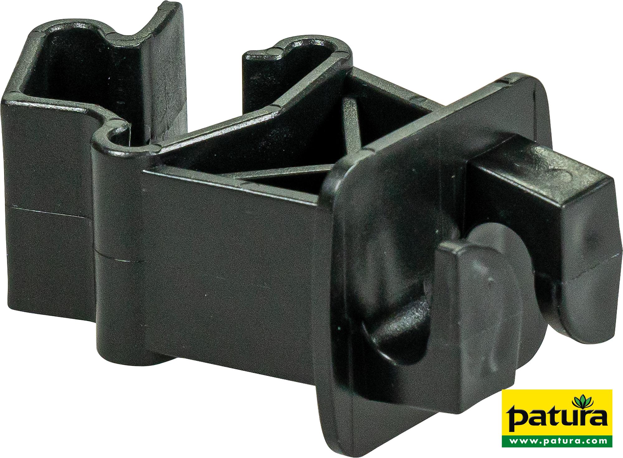 Standard-Isolator für T-Pfosten, schwarz (25 Stück / Pack)