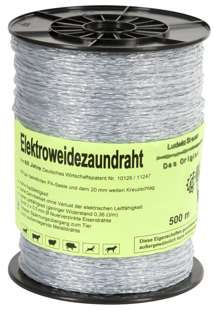 Steuer-Litze, 500 m Rolle, transparent