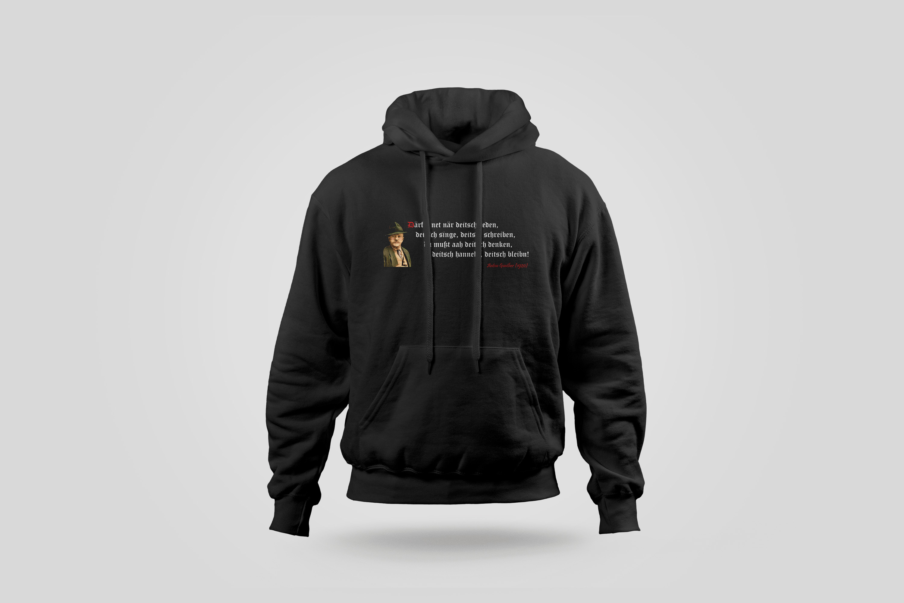 Hoodie "Anton Günther" schwarz