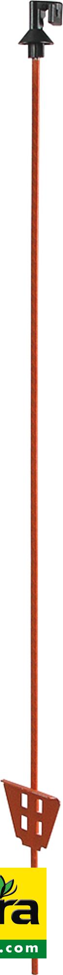 Federstahlpfahl oval, 1,05 m, mit Kunststoff-Öse