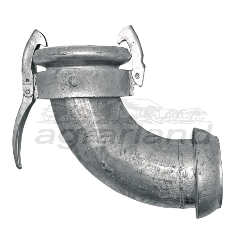 Bogen 90°, M-Teil mit V-Teil, 4"