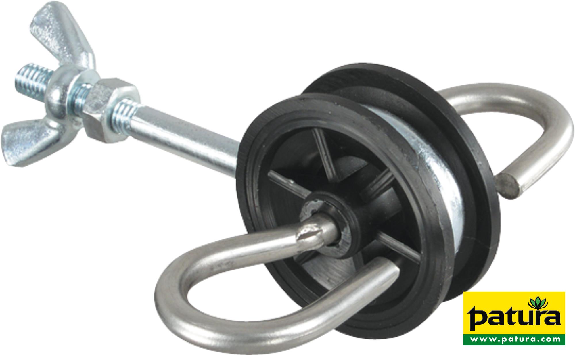 Torgriffisolator Gewinde M6, 2 Edelstahlösen (4 Stück / Pack)