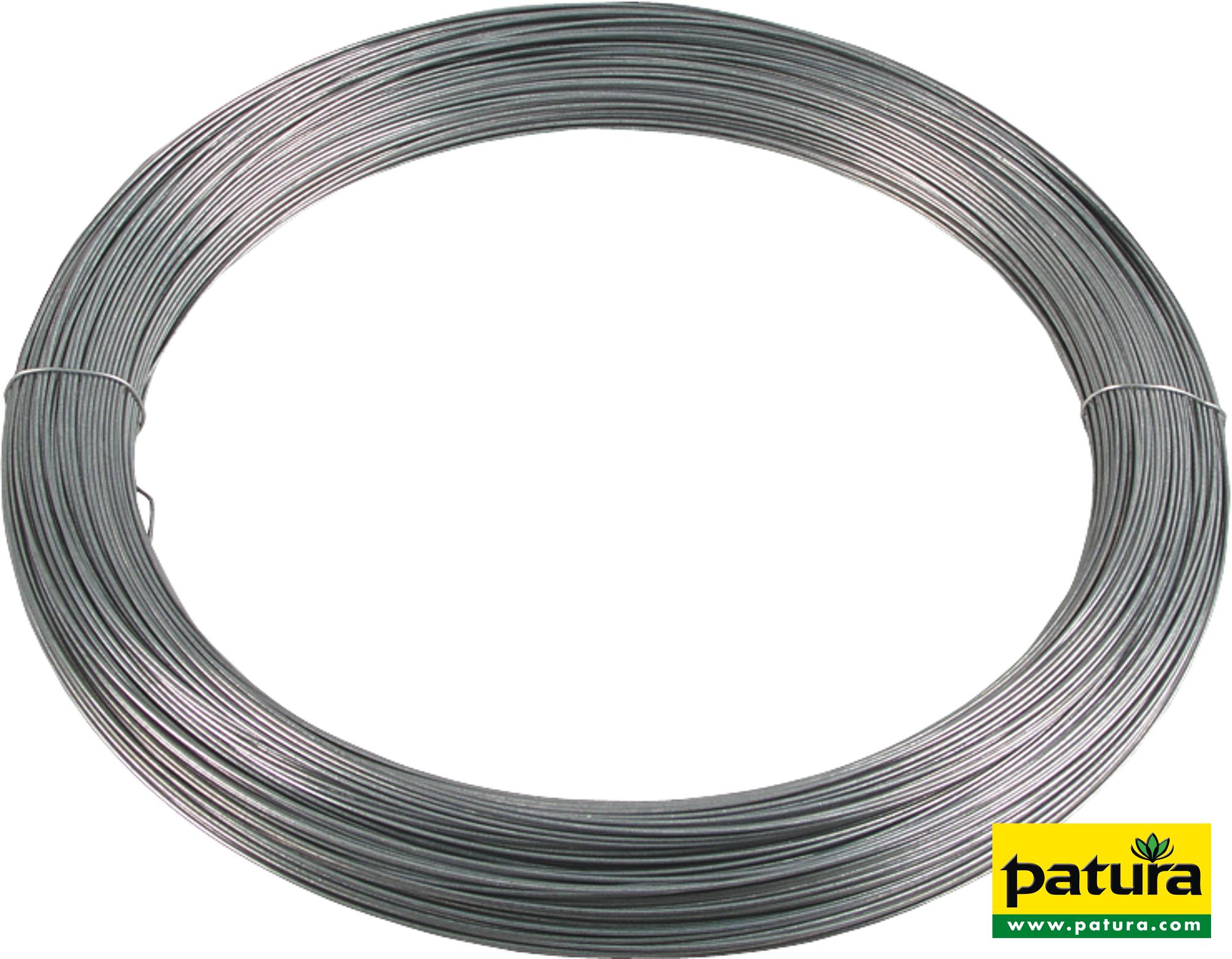 Tornado-Stahldraht, d= 1,6 mm, dick verzinkt, alulegiert, 5 kg Rolle =ca. 315m