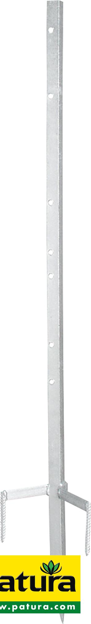 Metalleckpfahl Super, für mobile Zäune bis 0,90 m Höhe