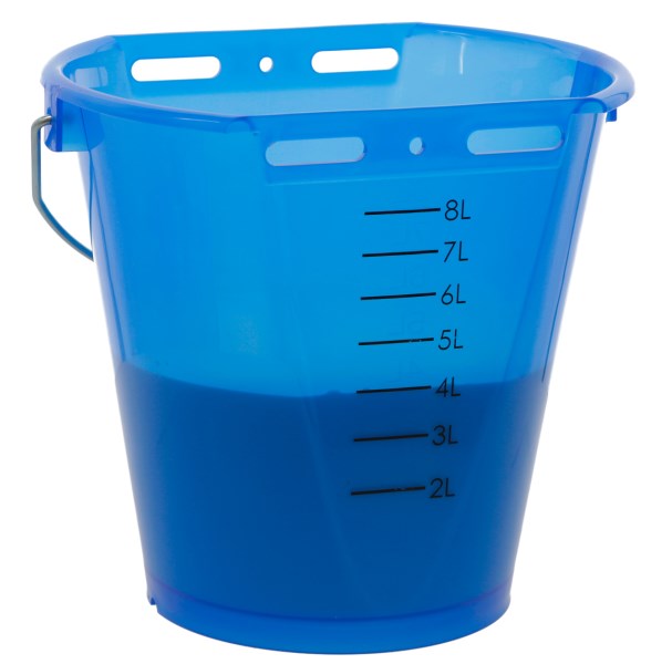 Tränkeeimer transparent, versch. Farben