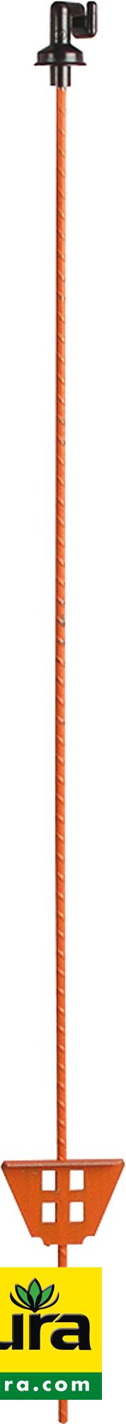 Federstahlpfahl rund, 1,05 m, mit Kunststoff-Öse