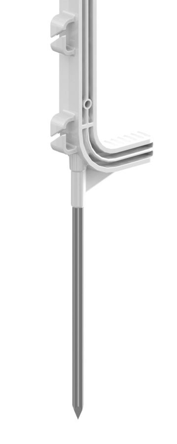 Kunststoffpfahl AKO Premium, 1,47 m, weiß, 5 Stück/ Pack