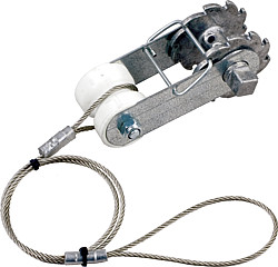 Ratschenspanner mit Isolator und Seil (2 Stück / Pack)