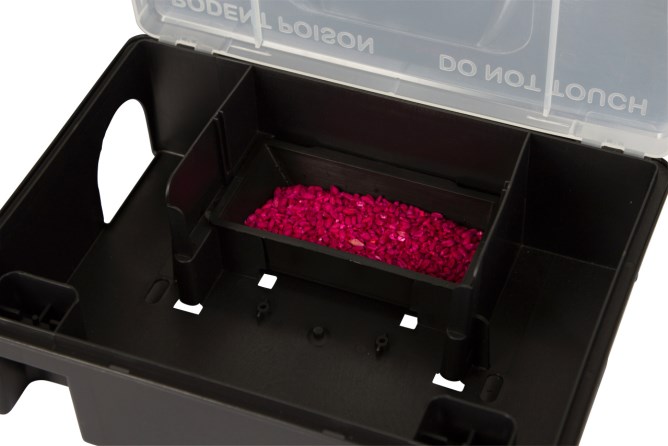 Köderstation abschließbar