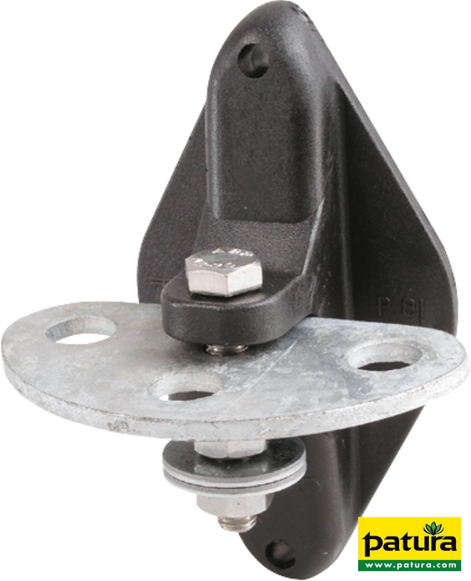 Torgriffisolator 3-fach, Kunststoff, vz. Platte mit 3 Anschlüssen (4 Stück/Pack)