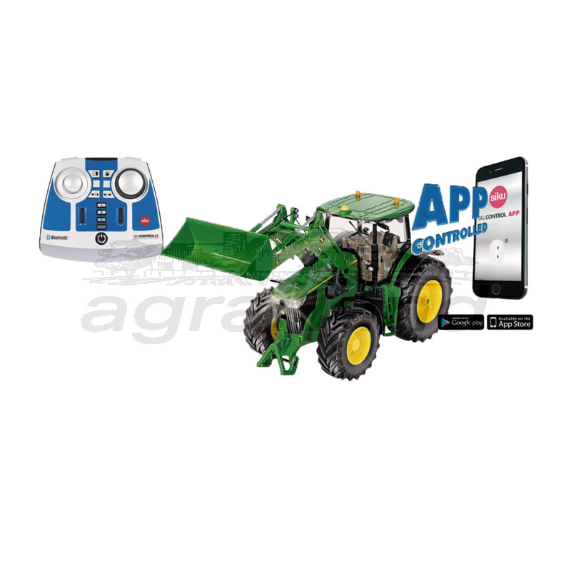 Siku John Deere 7310R mit Frontlader mit Fernsteuerung- Control32 Siku John Deere 7310R mit Frontlader mit Fernsteuerung- Control32