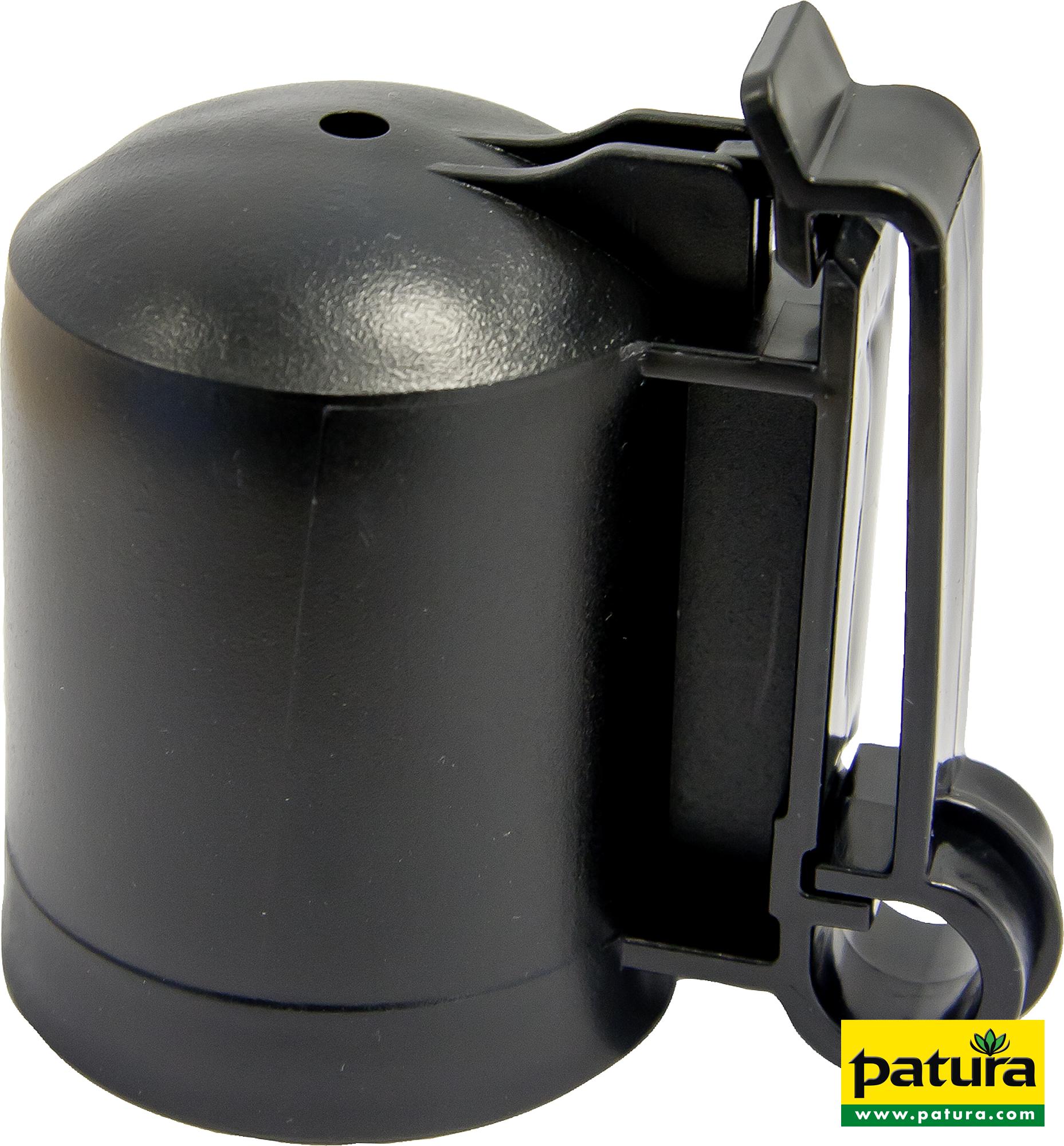 Kappen-Isolator f. T-Pfosten, schwarz (10 Stück / Pack)