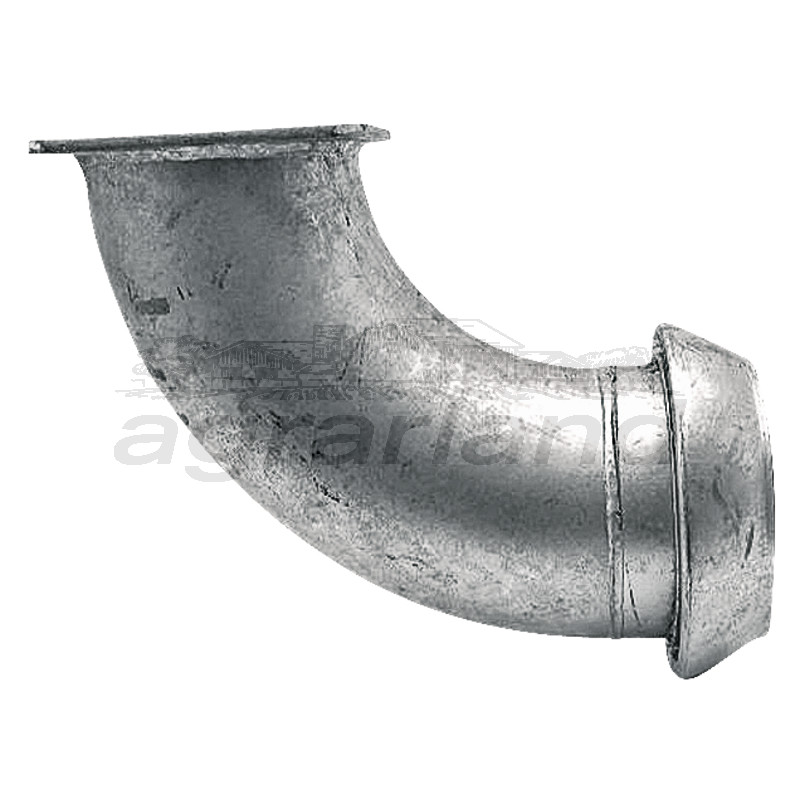 Bogen 90°, V-Teil mit Flansch, 4"