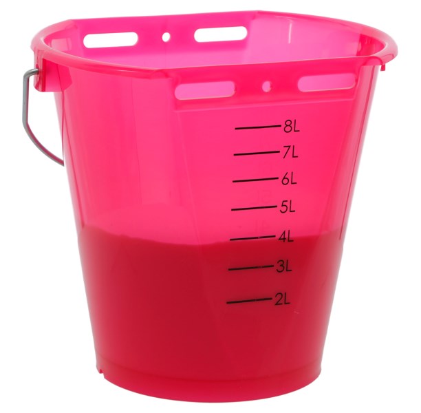 Tränkeeimer transparent, versch. Farben