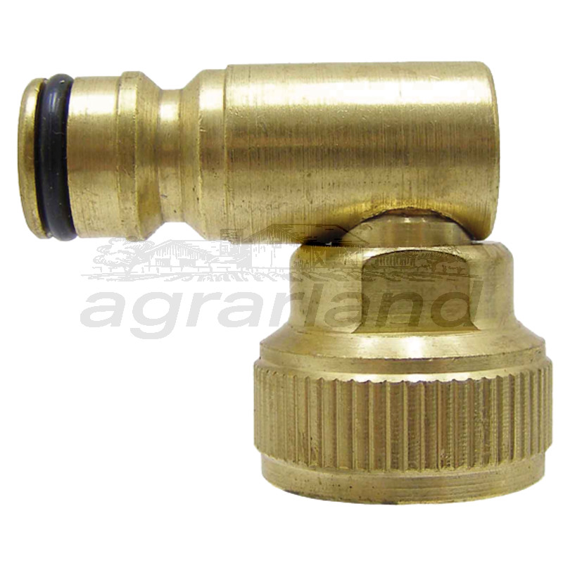 Klicksystem-Messing - Stecker mit Innengewinde, drehbar