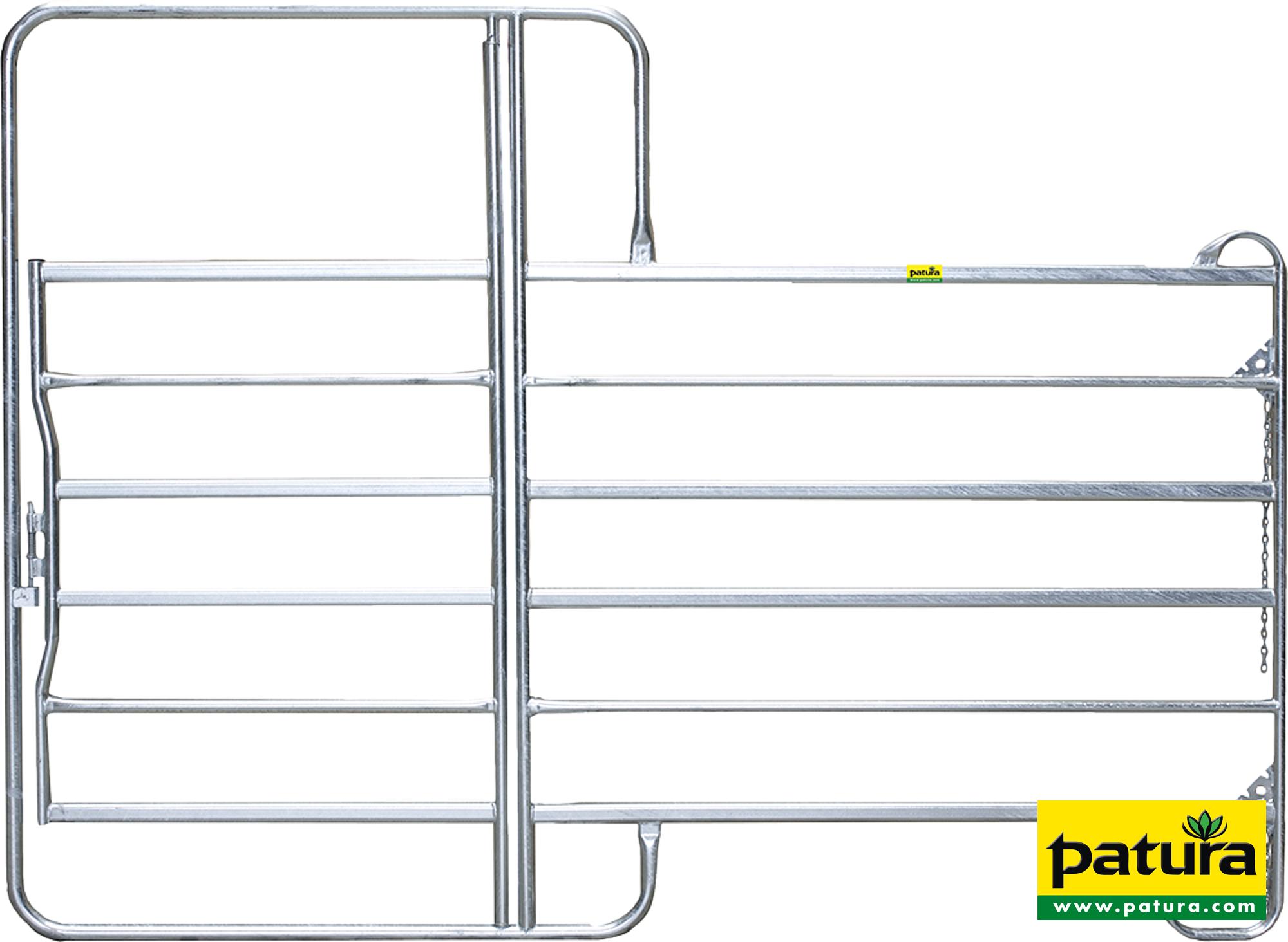 Panel-6 mit Tor, Breite 2,40 m, Höhe 2,20 m